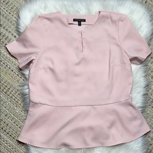 Banana Republic Light Pink Blouse Medium